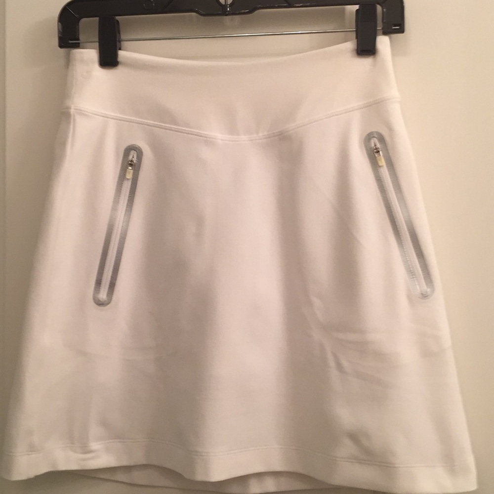 White Nike golf skirt